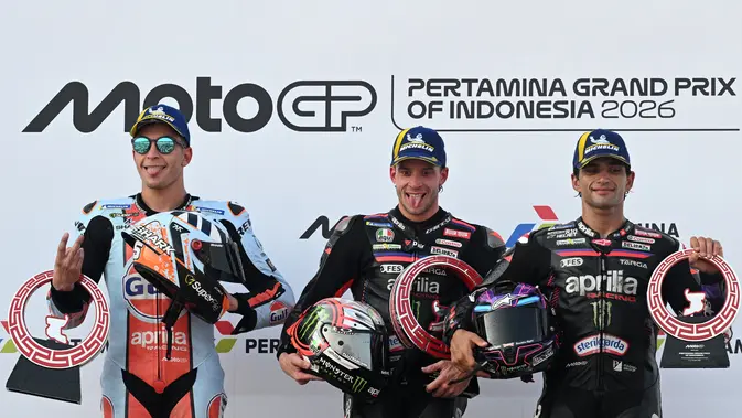 Bezzecchi Kuasai Mandalika, Fernandez dan Martin Lengkapi Podium