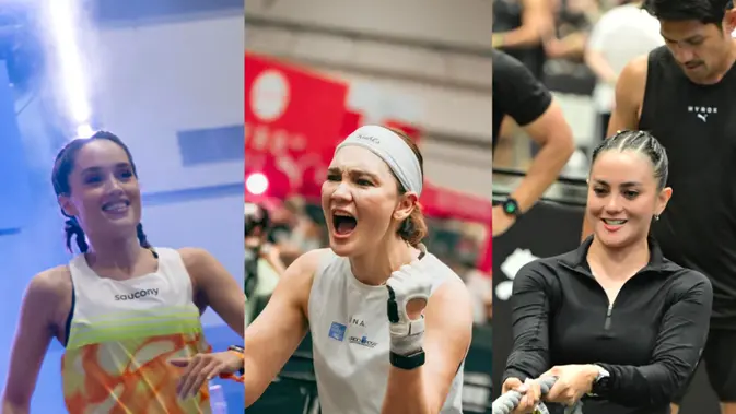 Luna Maya, Ririn Ekawati, dan Cinta Laura Taklukkan Hyrox Jakarta