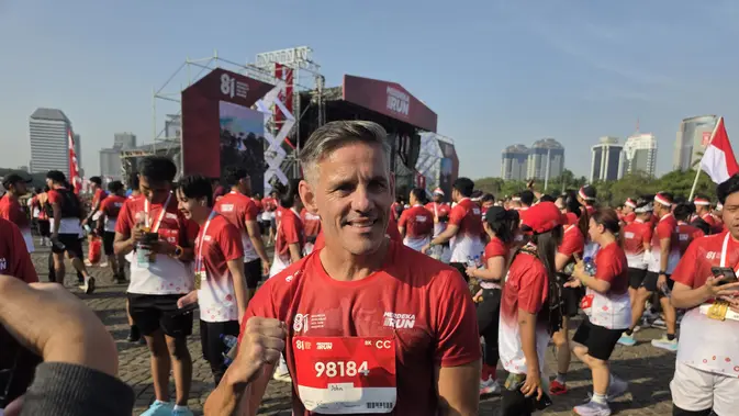 John Herdman Ikut Merdeka Run 2026, Tunjukkan Semangat Juang