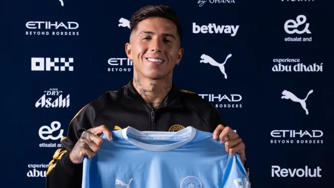 Enzo Fernandez Resmi Gabung Manchester City