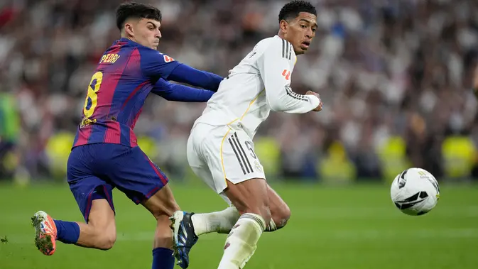 El Clasico: Duel Pedri vs Bellingham Warnai Laga Panas di Bernabeu