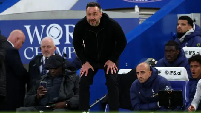 De Zerbi Pimpin Tottenham Kalahkan Chelsea di Stamford Bridge