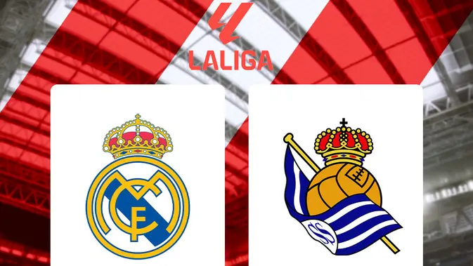 Real Madrid Hadapi Real Sociedad dalam Duel Sengit Liga Spanyol