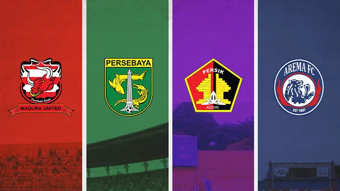 Empat Klub Jawa Timur Menatap Persaingan dengan Identitas Berbeda