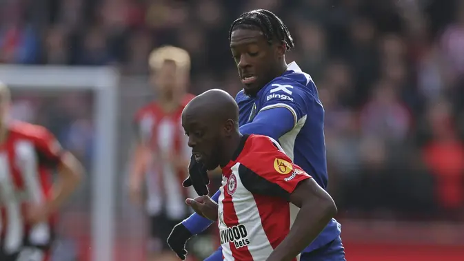 Brentford 2-2 Chelsea: Duel Sengit Wissa dan Disasi di Gtech Community Stadium