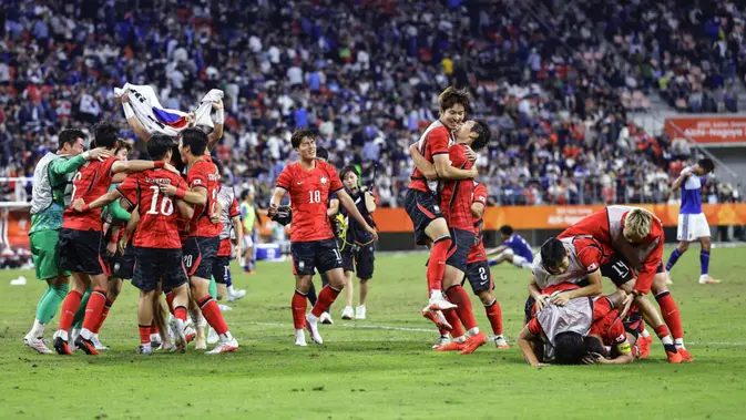 Korea Selatan U-23 Juara Asian Games 2026, Kalahkan Jepang di Final