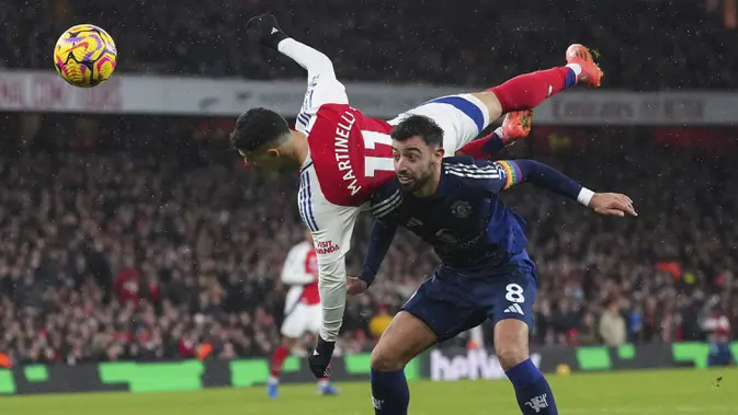 Arsenal Hentikan Laju Sempurna Amorim, Bungkam MU di Emirates