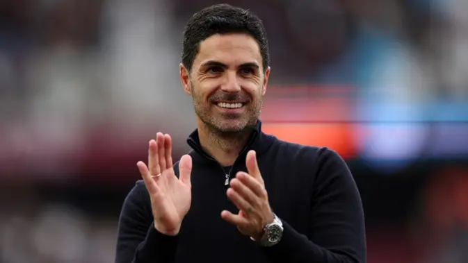 Arteta Beri Tepuk Tangan ke Fans Usai Arsenal Bungkam West Ham