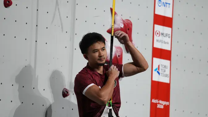 Aditya Tri Syahria dan Misi Panjat Tebing Indonesia di Asian Games 2026