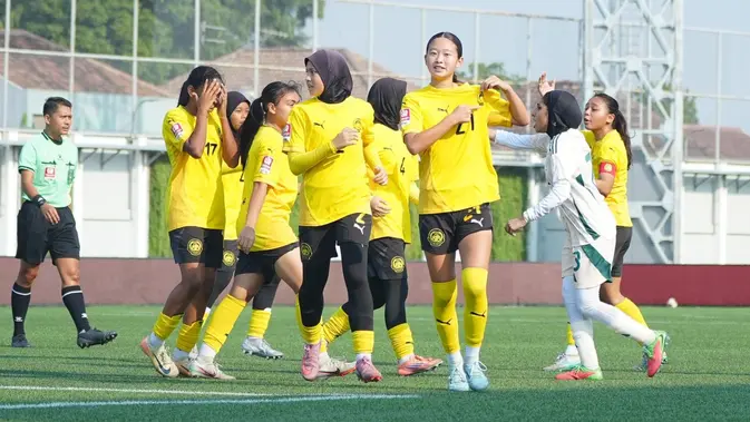 Malaysia U-16 Hancurkan Arab Saudi 9-0 di Piala Srikandi Merdeka