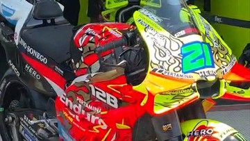 Livery Garuda Warnai Motor Di Giannantonio dan Morbidelli di Mandalika
