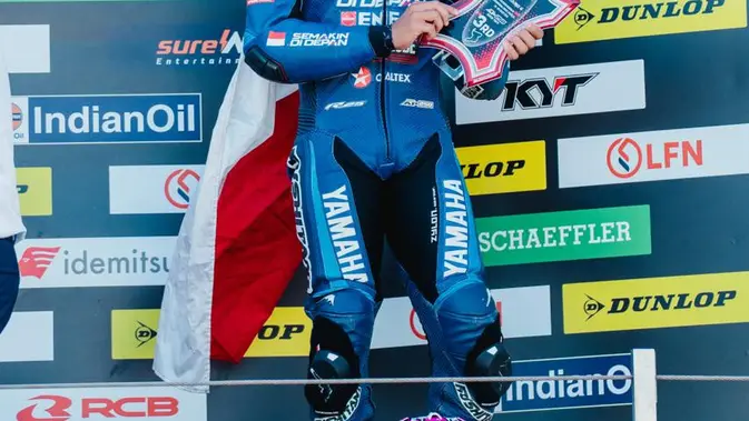 Fadhil Mushavi Podium Ketiga dalam Drama Race 2 AP250 Mandalika
