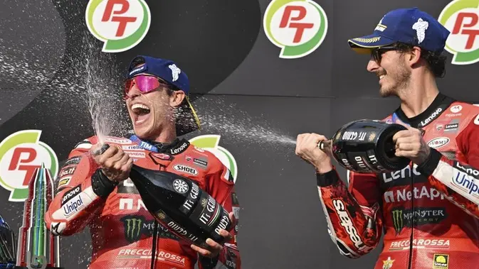Dua Juara Dunia, Satu Garasi: Kisah Marquez-Bagnaia di Ducati