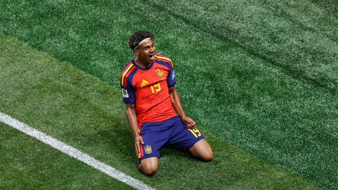 Lamine Yamal Cetak Gol, Spanyol Kunci Kemenangan atas Arab Saudi