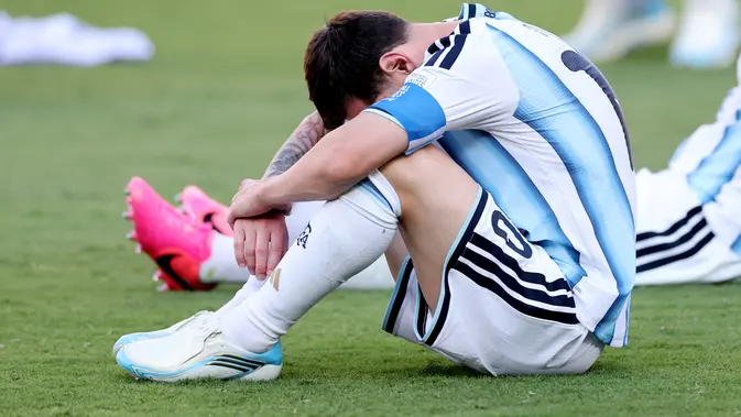 Messi dan Argentina Gagal Pertahankan Tahta Piala Dunia