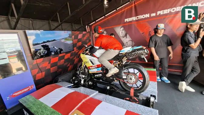 Menguji Batas Kecepatan di Simulator MotoGP Mandalika