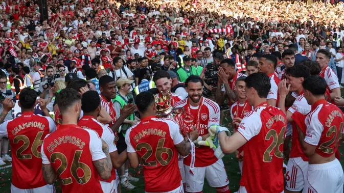 Arsenal Juara Liga Premier 2026, Akhiri Puasa Gelar 22 Tahun