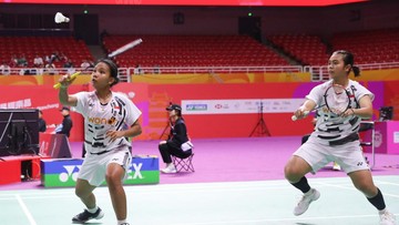 Isyana/Rinjani Gasak Lawan dalam Dua Gim Lurus ke 16 Besar