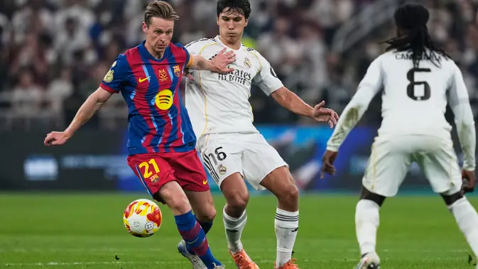 Barcelona Juara Supercopa 2026 Usai Tumbangkan Real Madrid 3-2 di Jeddah