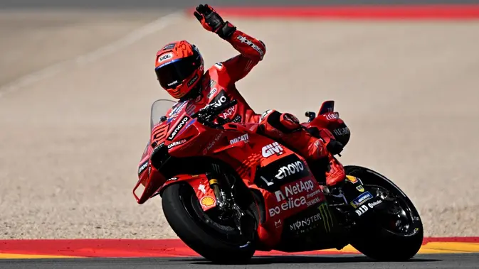 Marquez Rebut Pole Position MotoGP Aragon, Sinyal Kuat untuk Balapan