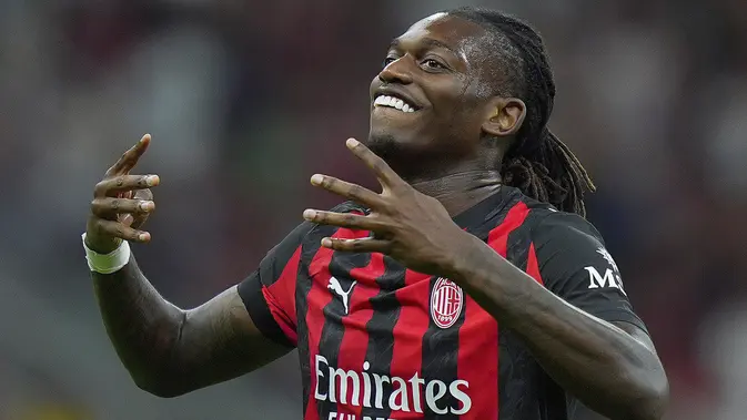 AC Milan Hajar Bari di Coppa Italia, Rafael Leao Cetak Brace