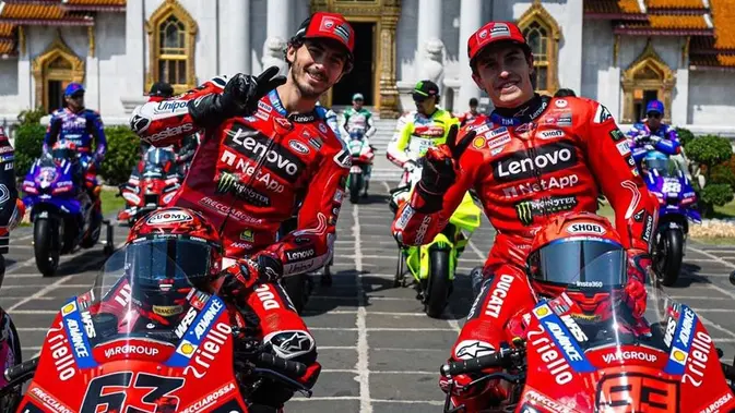 MotoGP 2025: Ducati Dominan, Bagnaia dan Marquez Siapkan Duet Maut
