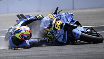 Insiden Beruntun Warnai Sesi Practice MotoGP di Mandalika