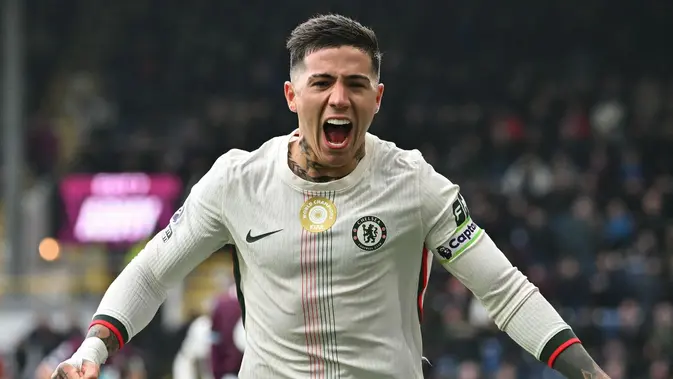 Enzo Fernandez Cetak Gol, Chelsea Bungkam Burnley 3-1 di Turf Moor
