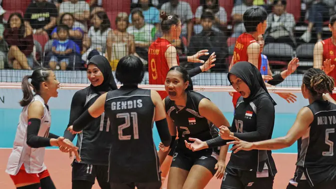 Timnas Voli Putri Indonesia Finis Ketiga Pool B AVC Cup 2026