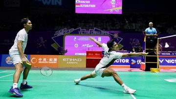 Fajar/Fikri Kalah di Perempat Final, Indonesia Kehilangan Wakil Ganda Putra