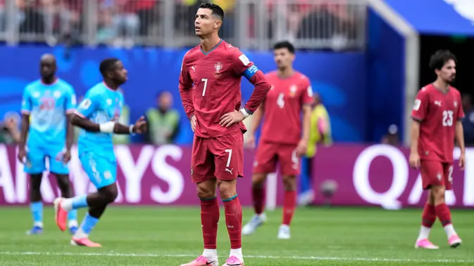 Ronaldo Cetak Gol, Portugal Bungkam Kongo di Houston