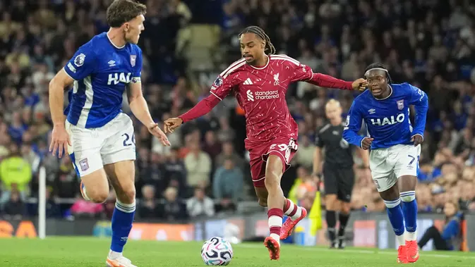 Bradley Barcola Bersinar, Liverpool Tekuk Ipswich di Portman Road