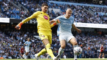 Potong Rambut, Haaland Gagal Cetak Gol Saat Man City Ditahan Bournemouth