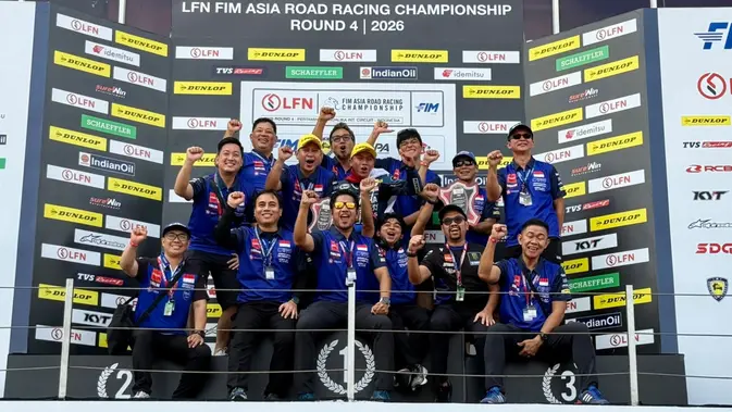 Wahyu Nugroho Tak Terbendung, Menangi Race 1 ARRC Mandalika 2026