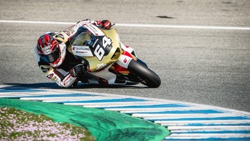 Mario Aji Melonjak di Practice Moto2 Aragon, Kalahkan David Alonso