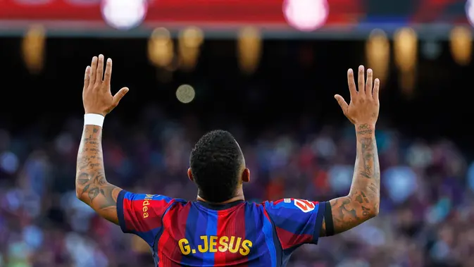 Gabriel Jesus Bersinar, Barcelona Pesta Gol ke Gawang Getafe