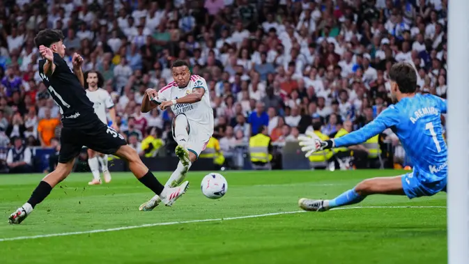 Mbappe Buka Musim Real Madrid dengan Gol ke Gawang Sociedad