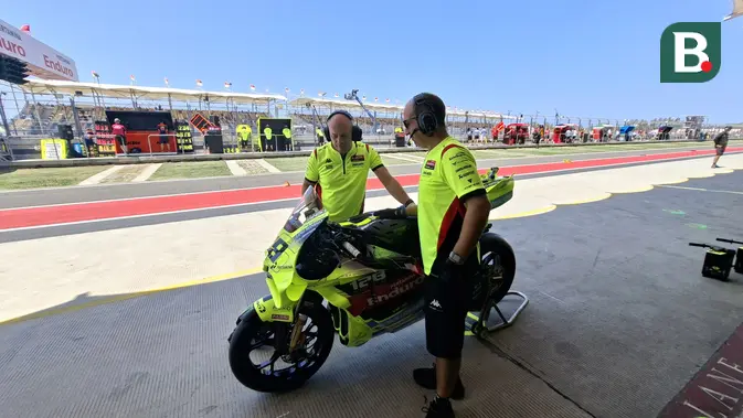 Di Giannantonio Panaskan Mesin VR46 di Mandalika Jelang Balapan