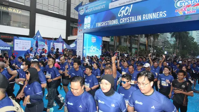 Crystalin RunXperience 2026 Sapa Ribuan Pelari di Jakarta
