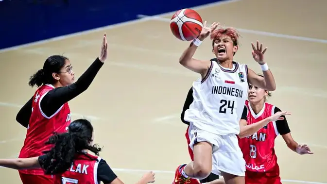 Timnas Basket Indonesia Bantai Oman 127-6 di Laga Bersejarah