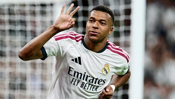 Hattrick Mbappe Antar Real Madrid Bantai Real Sociedad 4-1