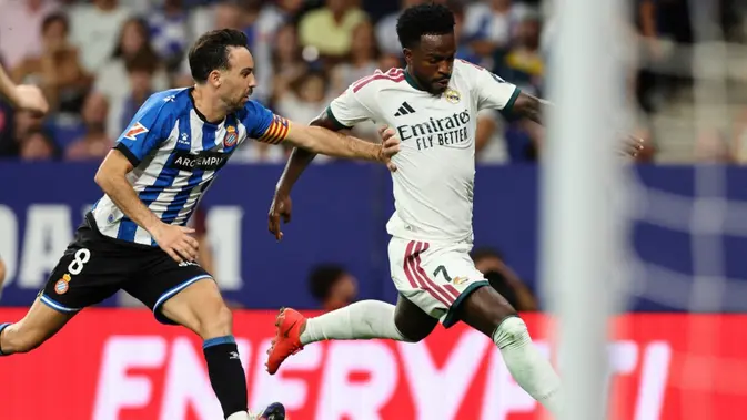 Edu Exposito Dorong Vinicius Junior, Derby Panas Warnai Kemenangan Real Madrid