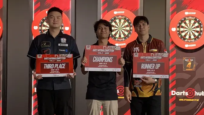 Joshua Putra Setiawan Raih Hadiah di Darts National Competition Volume 2 2026