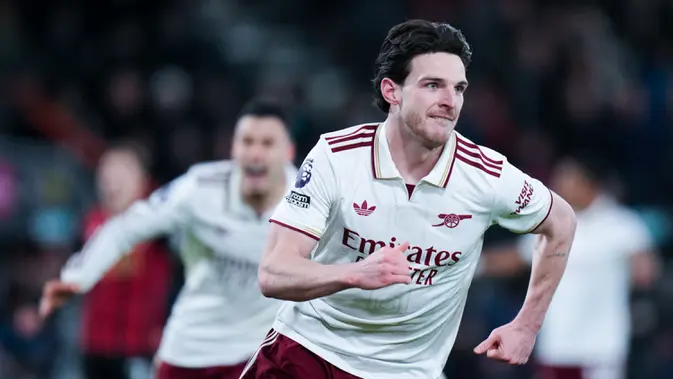 Declan Rice Bersinar, Arsenal Kukuh di Puncak Klasemen