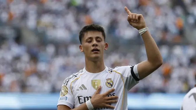 Gol Arda Guler Menit ke-23 Antar Real Madrid Taklukkan Pachuca
