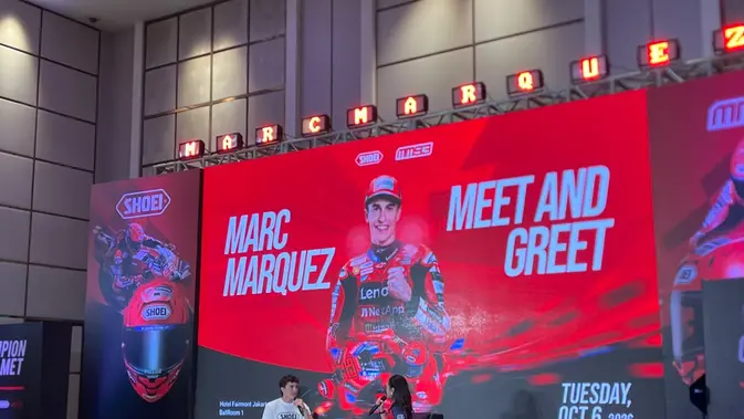 Marc Marquez Sapa Penggemar Indonesia dalam Meet and Greet di Jakarta