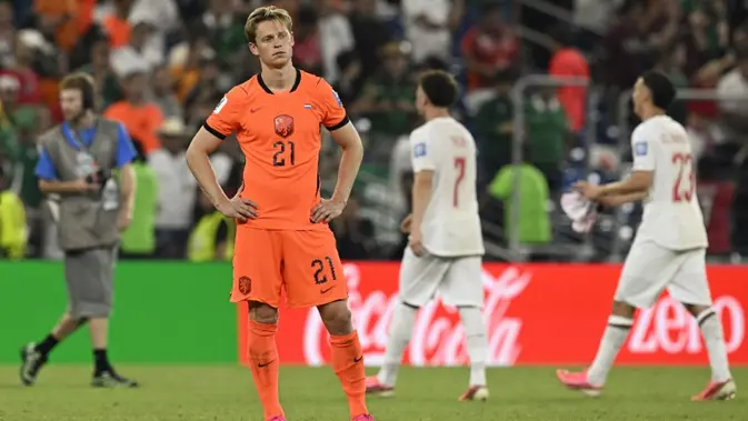 De Jong Hancur Usai Belanda Tumbang Adu Penalti Lawan Maroko