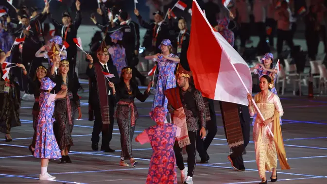 Indonesia Pawai di Pembukaan Asian Games 2026 Nagoya