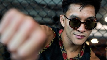 Bilal Hasan Tampilkan Gerakan Michael Jackson di Face-off UFC Shanghai