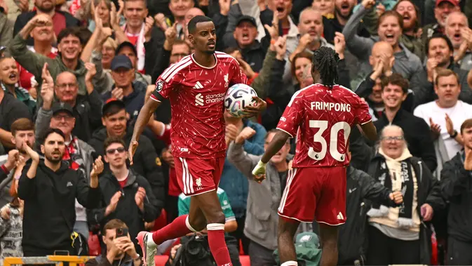 Alexander Isak Pesta Gol, Liverpool Hancurkan Nottingham Forest